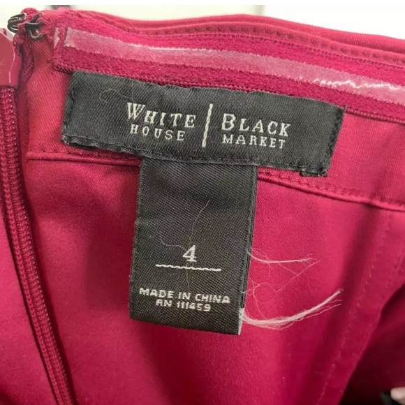 WHBM Strapless Sheath Bow Dress Pink - Picture 6 of 6